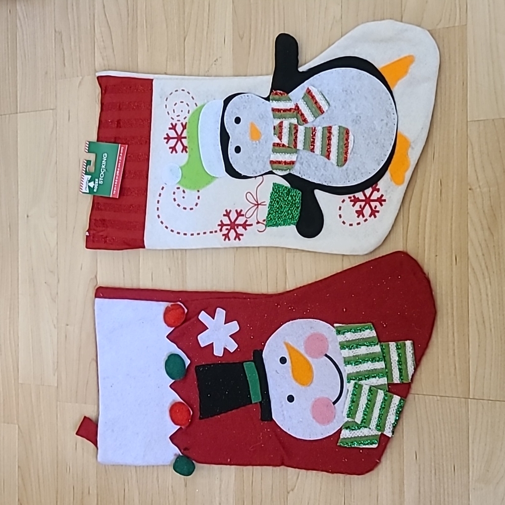 Two pack of Christmas Stocking, Christmas Stocking Bag Gift Bags